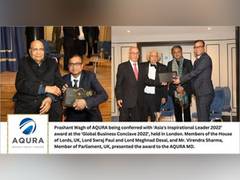 
      
      Prashant Wagh of AQURA conferred 
      
      