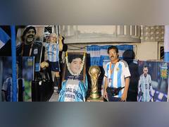 
      
      Argentina fan from Kolkata leaves for Qatar to support Messi
      
      