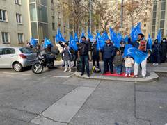 
      
      Uyghur community in Vienna organise protest against Urumqi fire 
      
      