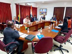 
      
      India discusses oil, skilled manpower with Guyana 
      
      