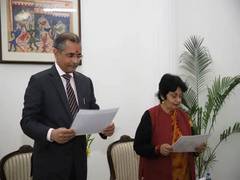 
      
      Former IAS Preeti Sudan takes oath as member of UPSC
      
      