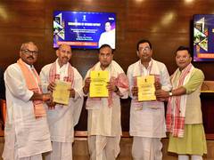 
      
      Assam CM receives commission's interim report on satra land
      
      