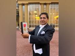 
      
      Indian-origin charity worker receives honour in United Kingdom 
      
      