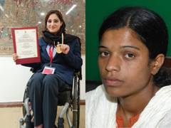 
      
      President honours disabled J&K daughters for scripting success
      
      