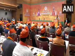 
      
      PM Modi inaugurates two-day meeting at BJP headquarters
      
      