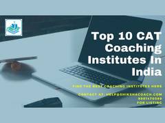 
      
      ShikshaCoach listed out Top 10 CAT Coaching Classes in India 
      
      