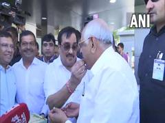
      
      Celebrations begin as BJP sweeps Gujarat
      
      
