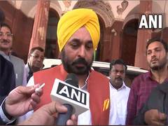 
      
      Bhagwant Mann holds 