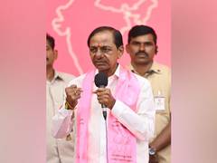 
      
      Telangana: KCR hoists BRS flag at party headquarters
      
      