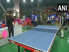 
      
      Anurag Thakur inaugurates table tennis event in Varanasi
      
      