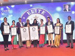 
      
      VKM Silks sets Elite World Records for their artistry handloom
      
      