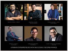
      
      6 Indian entrepreneurs with successful second innings 
      
      