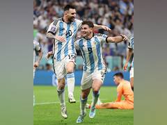 
      
      FIFA WC 2022: Messi, Alvarez give Argentina 2-0 lead over Croatia
      
      