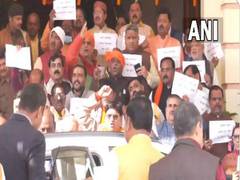 
      
      Bihar hooch tragedy: BJP MLAs protest outside state assembly
      
      