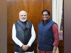 
      
      IOA President PT Usha meets PM Modi
      
      