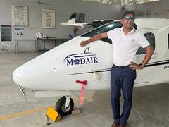 
      
      Atul Jain announces induction of second aircraft 
      
      