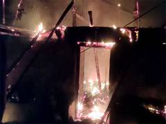 
      
      2 Andhra Pradesh government buses catch fire in Vijayawada
      
      