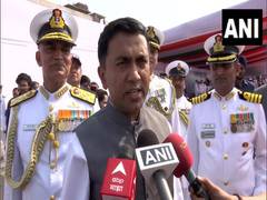 
      
      Feeling proud: Goa CM Pramod Sawant at INS Mormugao
      
      