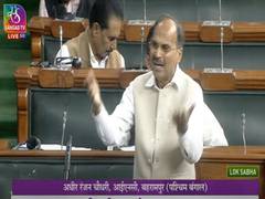 
      
      Adhir Ranjan calls for discussion in parliament on J-K
      
      
