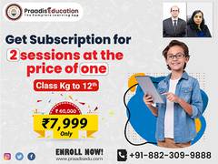 
      
      Good news for students: Praadis App Subscription for two...
      
      