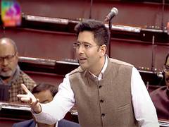 
      
      Raghav Chadha seeks strict punishment for sacrilege perpetrators
      
      