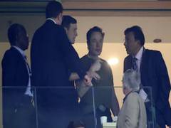 
      
      Elon Musk snapped with Laxmi Mittal, Jared Kushner at WC final
      
      