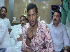 
      
      Won't contest against Chandrababu Naidu: Actor Vishal
      
      