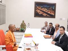 
      
      Group of Indian entrepreneurs meet UP CM Yogi Adityanath
      
      