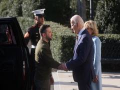 
      
      Biden welcomes Zelenskyy to White House
      
      