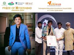 
      
      Ravi Kumar Sagar bags Pride of Hyderabad 2022 award
      
      