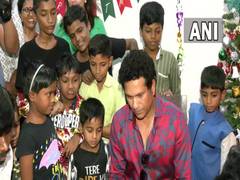 
      
      Sachin Tendulkar makes Christmas merrier for Happy Feet Home kids
      
      