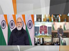 
      
      PM Modi reviews COVID-19 situation at high-level meeting
      
      
