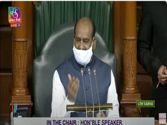 
      
      Lok Sabha Speaker Om Birla advises MPs to wear masks
      
      