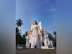 
      
      65-feet 'angel' placed at Kochi church giving message of 'peace'
      
      