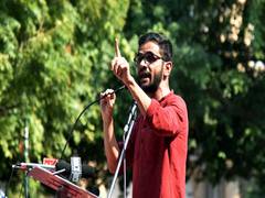 
      
      Umar Khalid released from Tihar jail on bail for sisters wedding
      
      