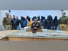 
      
      Uttar Pradesh: 14 accused of cow slaughter arrested
      
      