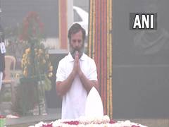 
      
      Rahul Gandhi pays tribute to former PM Atal Bihari Vajpayee 
      
      