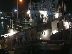 
      
      Pakistani boat with arms, ammunition, narcotics apprehended
      
      