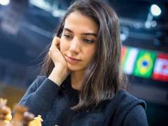 
      
      Iranian Chess player competes at tournament without hijab
      
      