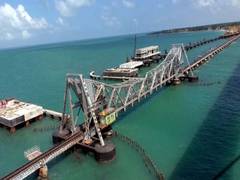 
      
      Train operations suspended on Pamban bridge till Dec 31
      
      