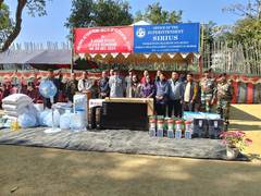 
      
      Mizoram: Aizawl Battalion distributes essential items at Zemabawk
      
      