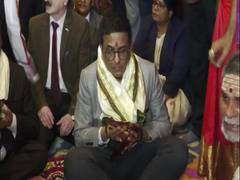 
      
      Andhra: CJI Chandrachud visits Vijayawada's Durga devi temple
      
      