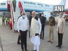 
      
      PM Modi arrives in Ahmedabad to give adieu to his mother
      
      