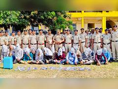 
      
      Goa police bust sunburn gang, nab 18 thieves
      
      