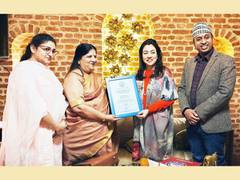 
      
      Anjali Bharadwaj gets nominated as Vice President 
      
      