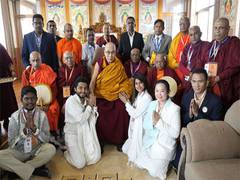 
      
      Sri Lankan Buddhist monks seek Dalai Lama's visit, blessings
      
      