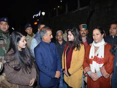 
      
      Himachal CM interacts with tourists in Shimla
      
      