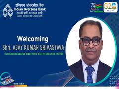 
      
      Ajay Kumar Srivastava is new MD-CEO of Indian Overseas Bank
      
      