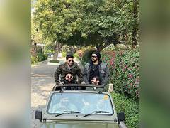 
      
      Varun, Arjun all smiles as they enjoy wilderness of Ranthambore
      
      