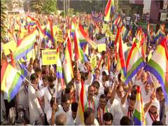 
      
      Rally in Mumbai protesting against Jharkhand government decision
      
      
